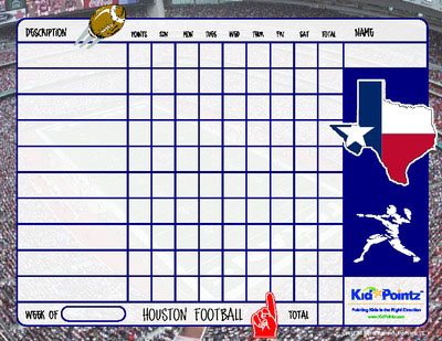 Chart for Kids: Houston Texans