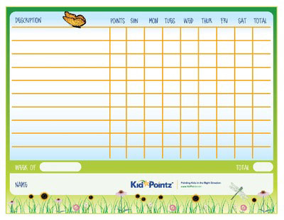 Behavior Chart: Springtime Theme