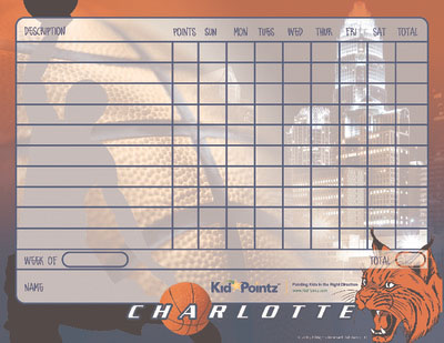 Chart for Kids: Charlotte Bobcats