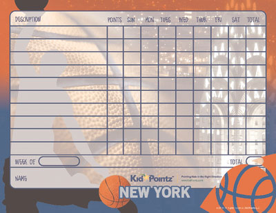 Chart for Kids: New York Knicks