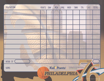 Kids Chart: Philadelphia 76