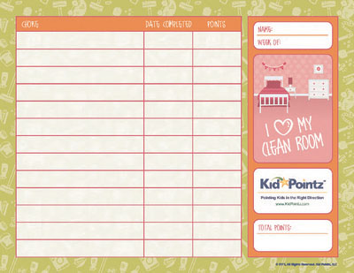 Charts for Kids: Chores & Reward Points