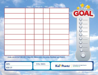 Goal Charts for Kids