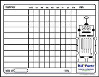 Behavior and Chore Chart - Robots