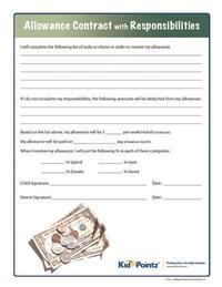 Allowance Contract with Responsibilities