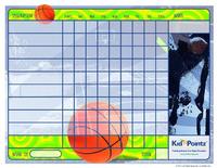 Kids Chart: Basketball Theme