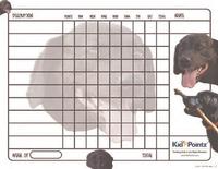 Kids Printable Chart: Labrador Retrievers Theme