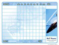 Kids Charts: Planes and Jets Theme