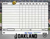 Kids Chart: Oakland Raiders