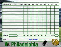 Kids Chart: Philly Eagles Theme