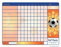 Kids Behavior Chart: Soccer Theme