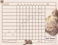 Behavior Chart: Persian Cat Theme