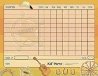 Country Music Behavior Chart for Kids