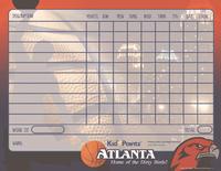 Printable Behavior Chart: Atlanta Hawks Theme