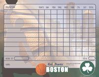Kids Behavior Chart: Boston Celtics Theme