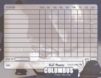 Kid Charts: Columbus Bluejackets Hockey Theme