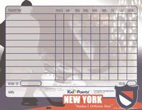 Hockey Theme Behavior Chart: New York Rangers