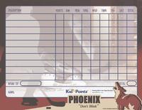 Kids Chart:  Phoenix Coyotes Hockey Theme