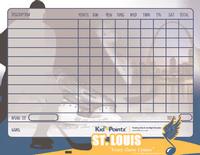Printable Behavior Chart: St. Louis Blues Theme