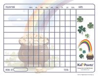 Printable Chart: St. Patrick's Day Theme