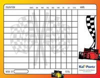Printable Charts: Race Cars Theme