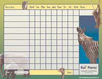 Printable Chart: Zoo Theme
