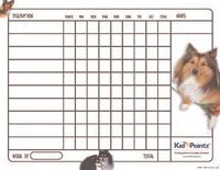 Charts for Kids: Shetland Sheepdogs Theme