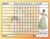 Kids Chart: Princess Theme