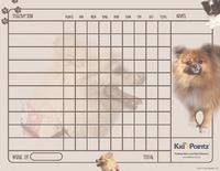 Printable Chart for Kids: Pomeranians Theme