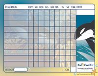 Printable Chart: Whales Theme