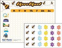 Chore Chart for Children  - Bees